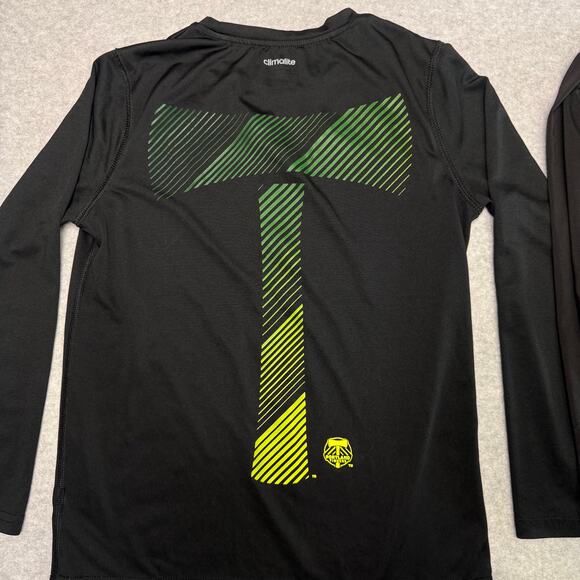 Adidas Wilson's Activewear Shirt Bundle Boys M(10-12) Black Long Sleeve Tops - Picture 2 of 9